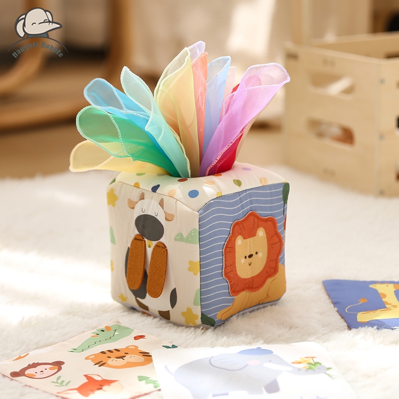 Kids Education Activities - Juguetes Montessori, caja mágica de pañuelos