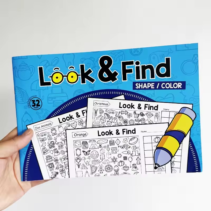 Libro para colorear Look And F - Kids Education Activities reseña y precio