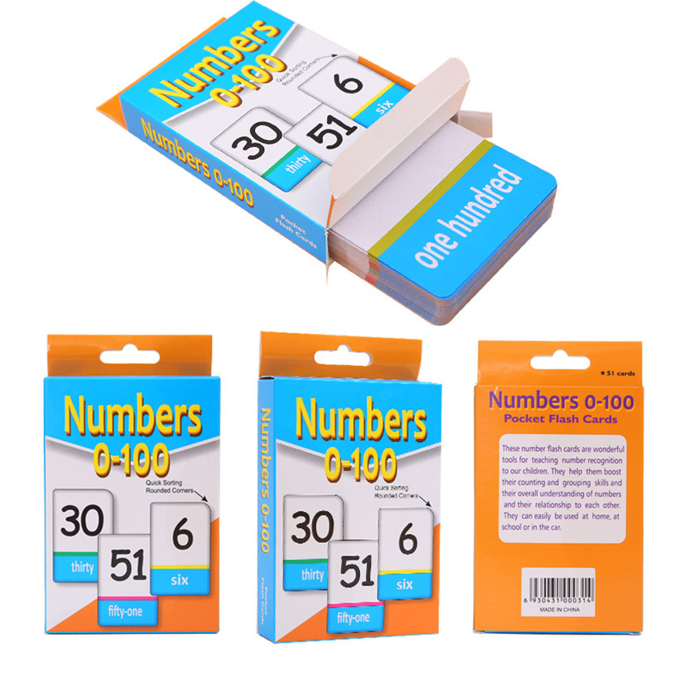 51 tarjetas con números + 52 t - Abc Kids Early Education reseña y precio